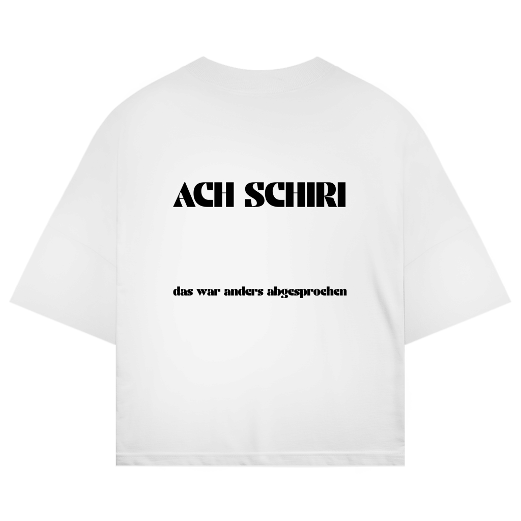 ACH SCHIRI - Oversize T-Shirt (Backprint)